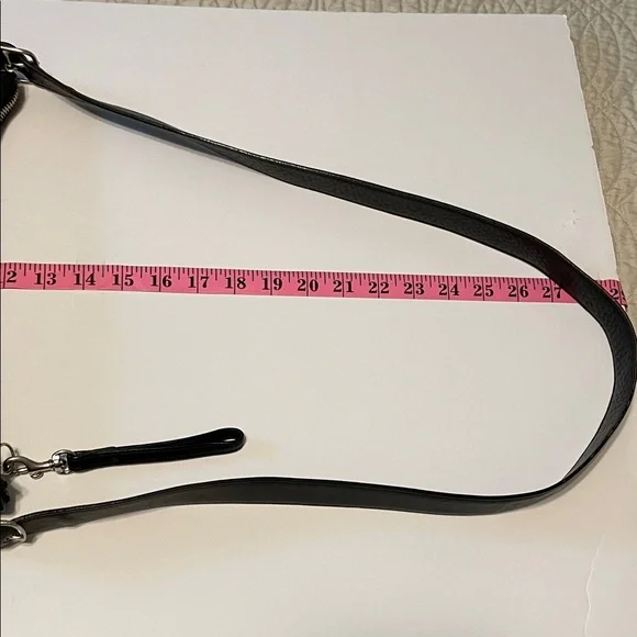 Coach 9133 Legacy Gallery Slim Black Leather Shoulder Bag - Picture 9 of 16